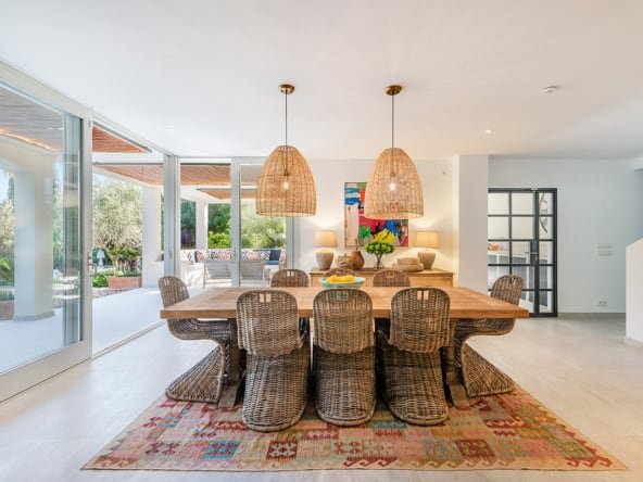 villa nirvana mallorca dinning