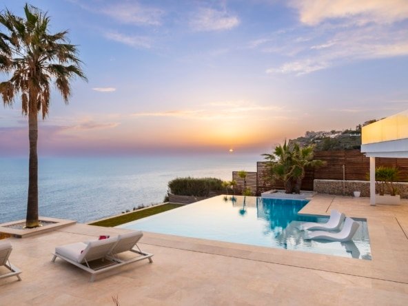 holiday villa andratx with panoramic sea views